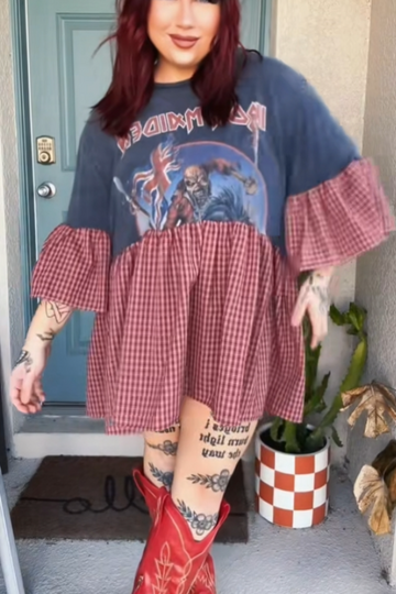 Iron maiden Upcycled Tee