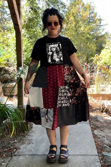 Stevie Nicks Upcycled Tee