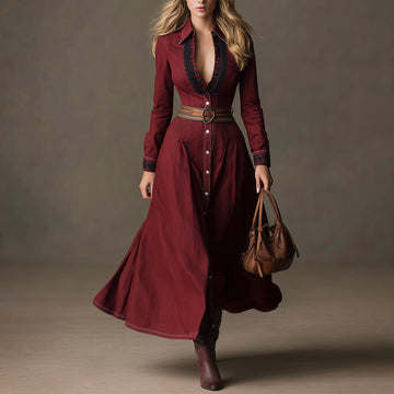 Women's Retro Design Dress
