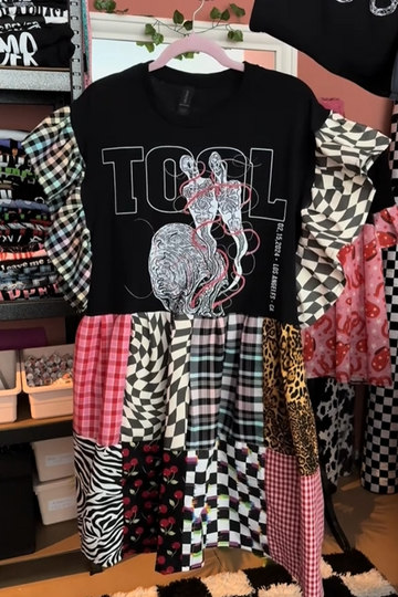 Tool Print Upcycled Tee